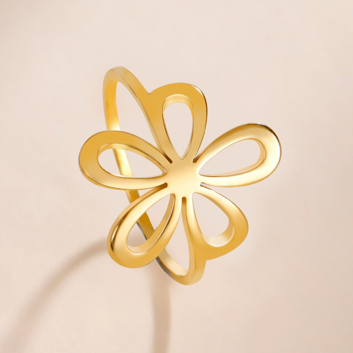 Garland Ring Daisy Ring Stainless Steel Engagement Band